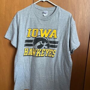 Iowa Hawkeyes Gray Gildan T-Shirt